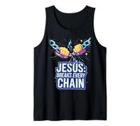 Jesús rompe todas las cadenas Camiseta sin Mangas