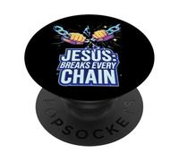 Jesús rompe todas las cadenas PopSockets PopGrip Adhesivo