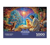 Jesús Rompecabezas 1000 Piezas, Puzzles Imposible, De Juego De para Adultos Y Niños A Partir De 14 Años 38x26cm/1000pcs