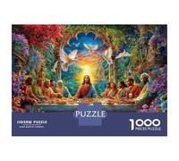 Jesús Rompecabezas 1000 Piezas, Puzzles Imposible, De Juego De para Adultos Y Niños A Partir De 14 Años 38x26cm/1000pcs