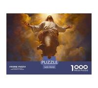 Jesús Rompecabezas Imposible,desafío for Adults Entretenimiento Creativo 1000 Piezas Obra De Arte De Juego De para Adultos Y Niños A Partir De 12 Años 70x50cm/1000pcs