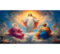 Jesús Rompecabezas Imposible,desafío for Adults Juego edugatoivo 1000 Piezas Obra de Arte de Juego de para Adultos, Regalos a Partir de 14 Años 38x26cm/1000pcs