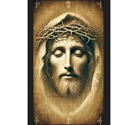 Jesus Sacred Face Journal - 6x9" - 150 pages - lines inside: Christian Notebook for Family and Friends