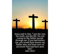 Jesus said to him, “I am the way, the truth, and the life. No one comes to the Father except through me. If you had known me, you would have known my ... have seen him.” John 14:6,7 - Daily Journal