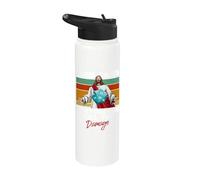 Jesús salva a todos los demás rollo por daño Christian Daying Stainless Steel Insulated Water Bottle