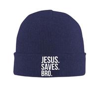 Jesús Salva Al Hermano Unisex Gorro Invierno Grueso Gorro De Punto Elástico Skull Cap para Ciclismo Correr Al Aire Libre