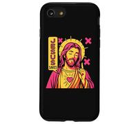 Jesús Salva Christian Anime Sacred Heart Manga Pop Art Style Carcasa para iPhone SE (2020) / 7/8