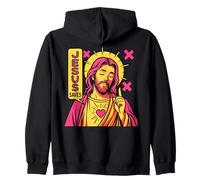 Jesús Salva Christian Anime Sacred Heart Manga Pop Art Style Sudadera con Capucha