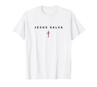 JESÚS Salva - Christian Faith Cross Gospel Minimal (Spanish) Camiseta