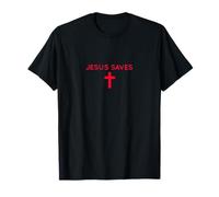 Jesús Salva Cruz Sutil Fe Cristiana Mínimo Religioso Camiseta