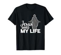 Jesús salvó mi vida Fe espiritual Camiseta