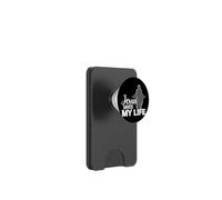 Jesús salvó mi vida Fe espiritual PopSockets PopWallet para MagSafe