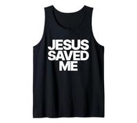 Jesus Saved Me, God Love Christian Faith Worship Religious Camiseta sin Mangas