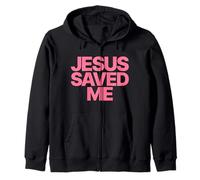 Jesus Saved Me, God Love Christian Faith Worship Religious Sudadera con Capucha