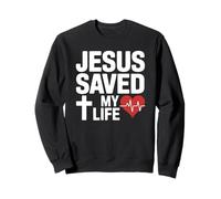 Jesús Saved My Life Christian Faith Sudadera