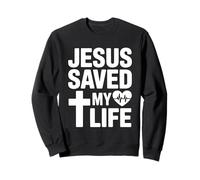 Jesús Saved My Life Christian Faith Sudadera