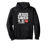 Jesús Saved My Life Christian Faith Sudadera con Capucha