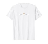 Jesús Saves Cruz Oro Delgada Cristiana Jesús White 33ANDME Camiseta