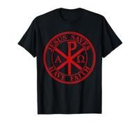 Jesus Saves, Have Faith - Jesús Salva, Ten Fe - Vintage Camiseta
