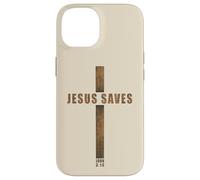 Jesus Saves - John 3:16 Whosoever Believes in Him Cross Carcasa para iPhone 14