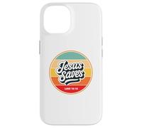 Jesus Saves Retro Vintage Christian Faith Bible Verse Gifts Carcasa para iPhone 14