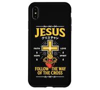 Jesús Sigue El Camino De La Cruz Christian Manga Streetwear Carcasa para iPhone XS MAX