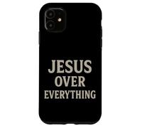 Jesús sobre Todo Cristiano Inspirador Motivacional Carcasa para iPhone 11