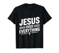 Jesús sobre Todo Fe Inspiradora Camiseta