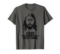 Jesús sobre todo - Vintage Jesucristo fe cristiana Camiseta