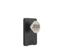 Jesús Te Ama Fe Cristiana Naturaleza Árboles Ciervo PopSockets PopWallet para MagSafe