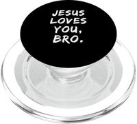 Jesús te ama Hermano Cristiano Creyente Fe Dios Religioso PopSockets PopGrip para MagSafe