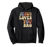 Jesús Te Ama Hermano Hermandad Espiritual Sudadera con Capucha