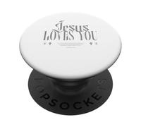 Jesús te ama, Jesús Nunca Falla, perdonado, Cristiano PopSockets PopGrip Adhesivo