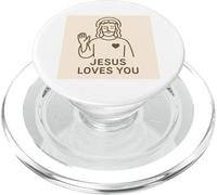 Jesús te ama. PopSockets PopGrip para MagSafe