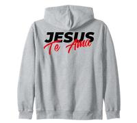 Jesús te ama Sudadera con Capucha