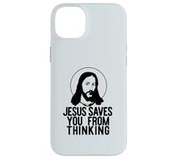 JESÚS TE Salva DE Pensar Meme Ateo Divertido Carcasa para iPhone 14 Plus