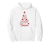 Jesus The Reason For The Season - Christmas Family White Sudadera con Capucha