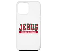 Jesús The Reason For The Season Plaid Christmas Christian Carcasa para iPhone 12 Pro MAX