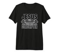 Jesus The Ultimate Deadlifter Camiseta Premium