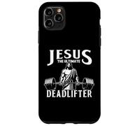 Jesus The Ultimate Deadlifter Funny Christian Workout Gym Carcasa para iPhone 11 Pro MAX