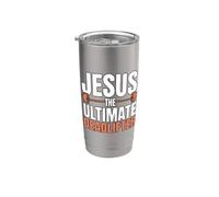 Jesus The Ultimate Deadlifter Vaso térmico de acero inoxidable de doble pared