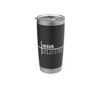 Jesus The Ultimate Deadlifter Vaso térmico de acero inoxidable de doble pared