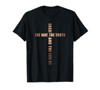 Jesus The Way The Truth and The Life - John 14:6 Cross Camiseta