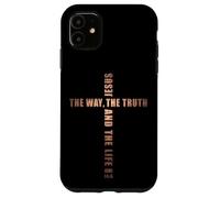 Jesus The Way The Truth and The Life - John 14:6 Cross Carcasa para iPhone 11