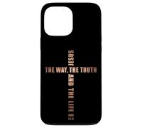 Jesus The Way The Truth and The Life - John 14:6 Cross Carcasa para iPhone 13 Pro MAX