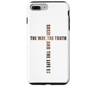 Jesus The Way The Truth and The Life - John 14:6 Cross Carcasa para iPhone 7 Plus/8 Plus