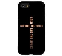 Jesus The Way The Truth and The Life - John 14:6 Cross Carcasa para iPhone SE (2020) / 7/8