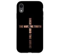Jesus The Way The Truth and The Life - John 14:6 Cross Carcasa para iPhone XR