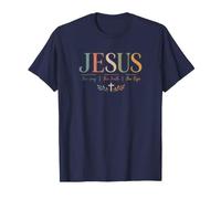Jesus The Way The Truth The Life Christian Faith Camiseta