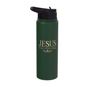 Jesus The Way The Truth The Life Christian Faith Stainless Steel Insulated Water Bottle